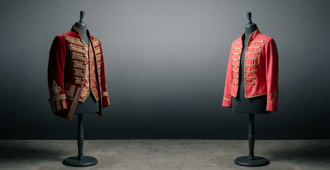 Comparaison visuelle entre deux types de costumes de jeu de rôle pour couple