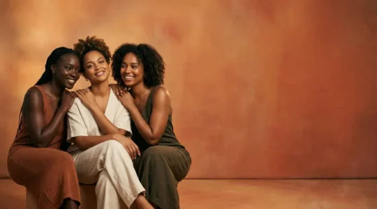 Portrait artistique célébrant la diversité des carnations avec mise en lumière flatteuse