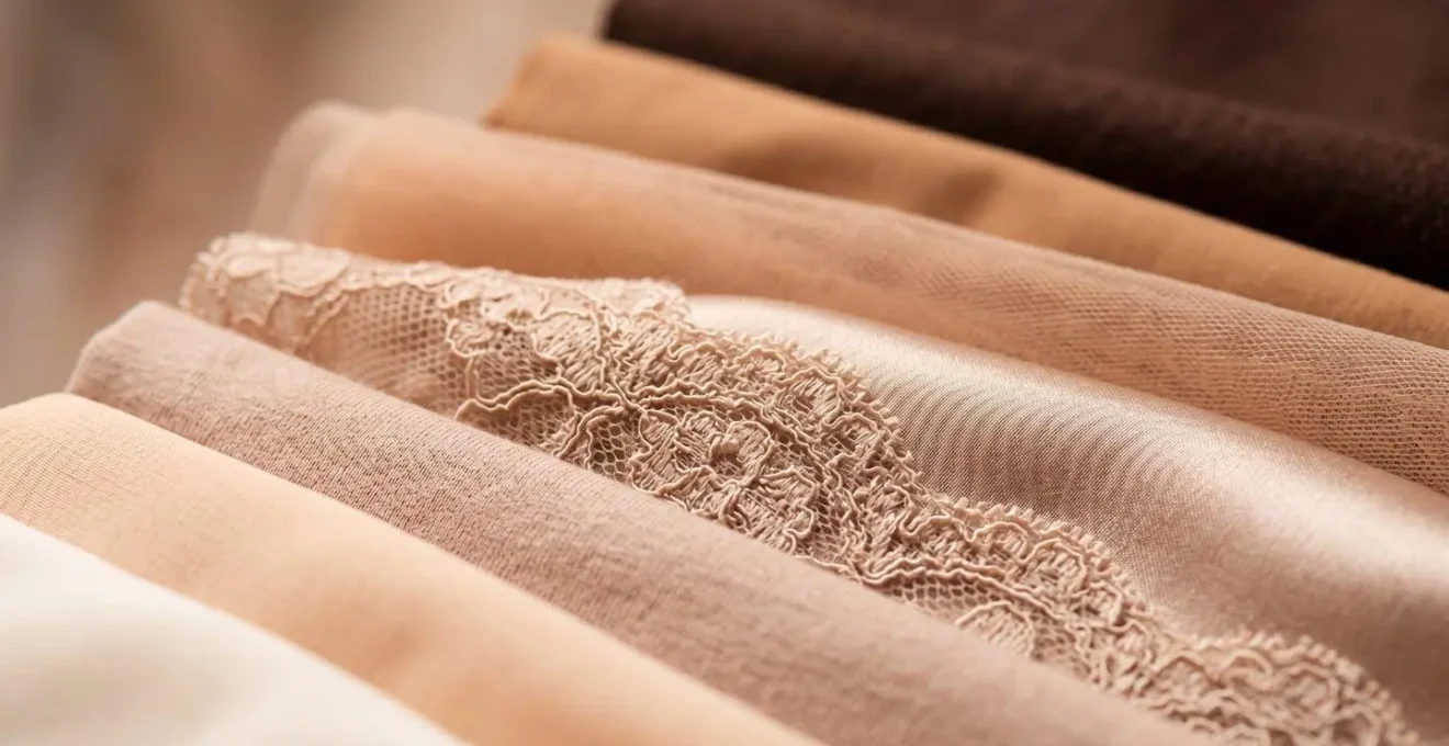Palette de nuances nude pour différents sous-tons de peau